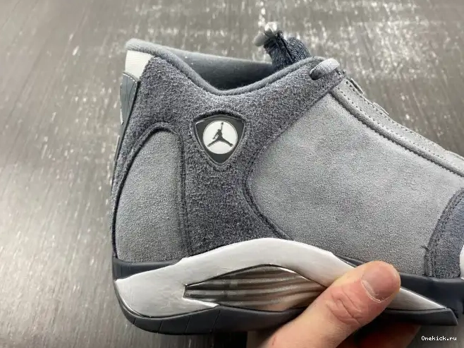 One Kick Grey Jordan Air 14 FJ3460-012 Flint 0530